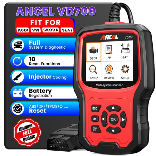 Ancel vd700 for car obd2 - vw,